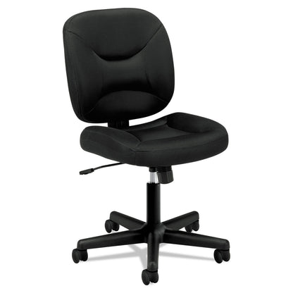 HON VL210 Low-Back Task Chair, Supports Up to 250 lb, 17" to 20.5" Seat Height, Black