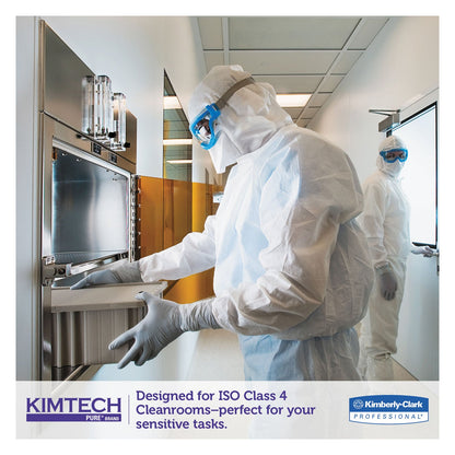 Kimtech W4 Critical Task Wipers, Flat Double Bag, 12 x 12, White, 100/Bag, 5 Bags/Carton