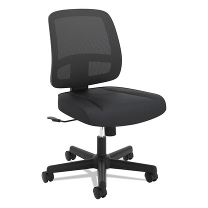 HON ValuTask Mesh Back Task Chair, Supports Up to 250 lb, 15" to 19" Seat Height, Black