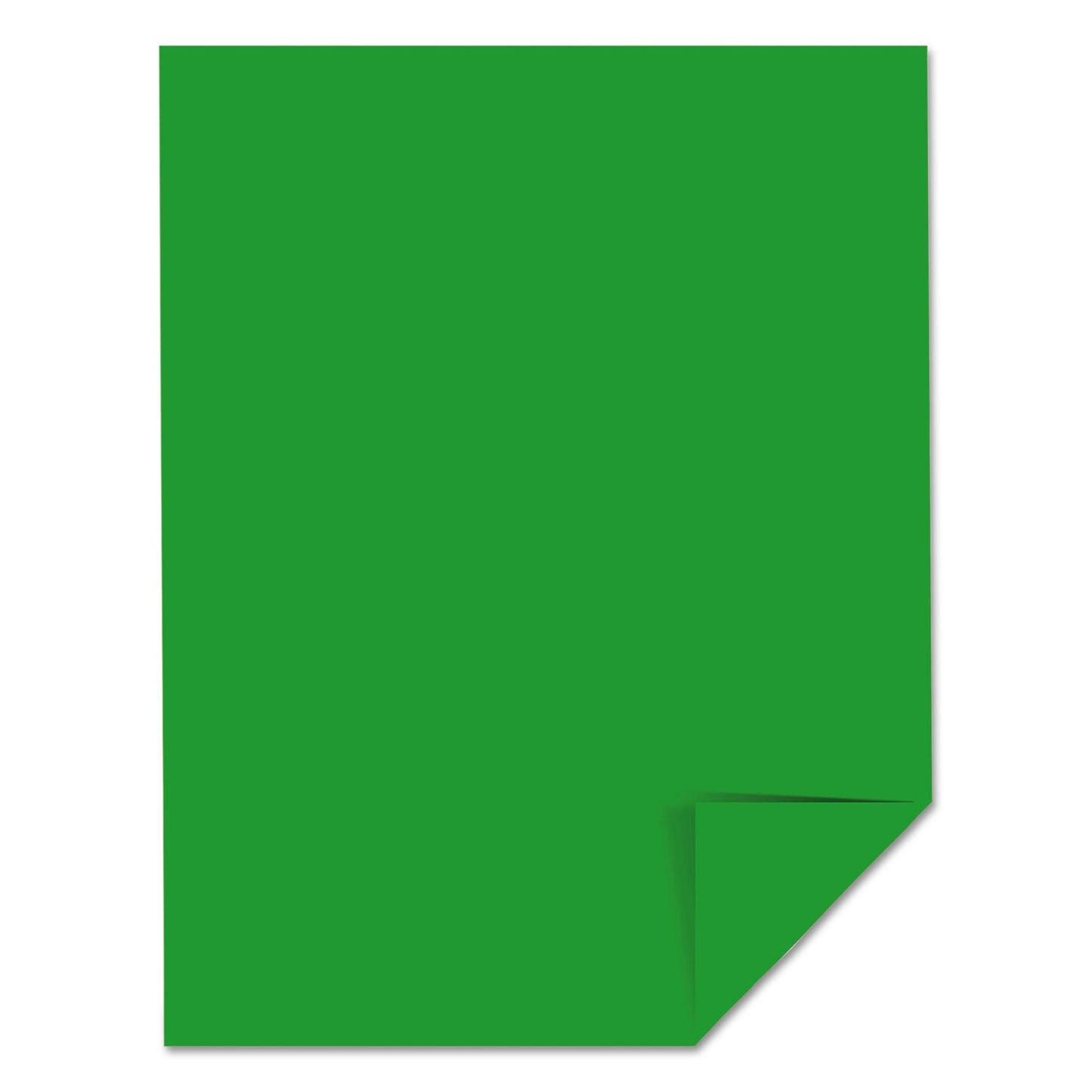 Astrobrights Color Paper, 24 lb Bond Weight, 8.5 x 11, Gamma Green, 500 Sheets/Ream