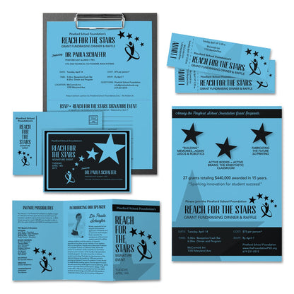 Astrobrights Color Cardstock, 65 lb Cover Weight, 8.5 x 11, Lunar Blue, 250/Pack