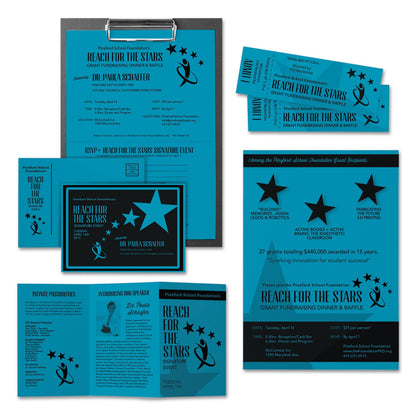 Astrobrights Color Cardstock, 65 lb Cover Weight, 8.5 x 11, Celestial Blue, 250/Pack