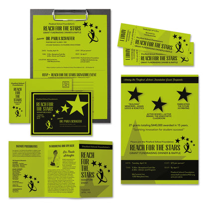 Astrobrights Color Cardstock, 65 lb Cover Weight, 8.5 x 11, Terra Green, 250/Pack