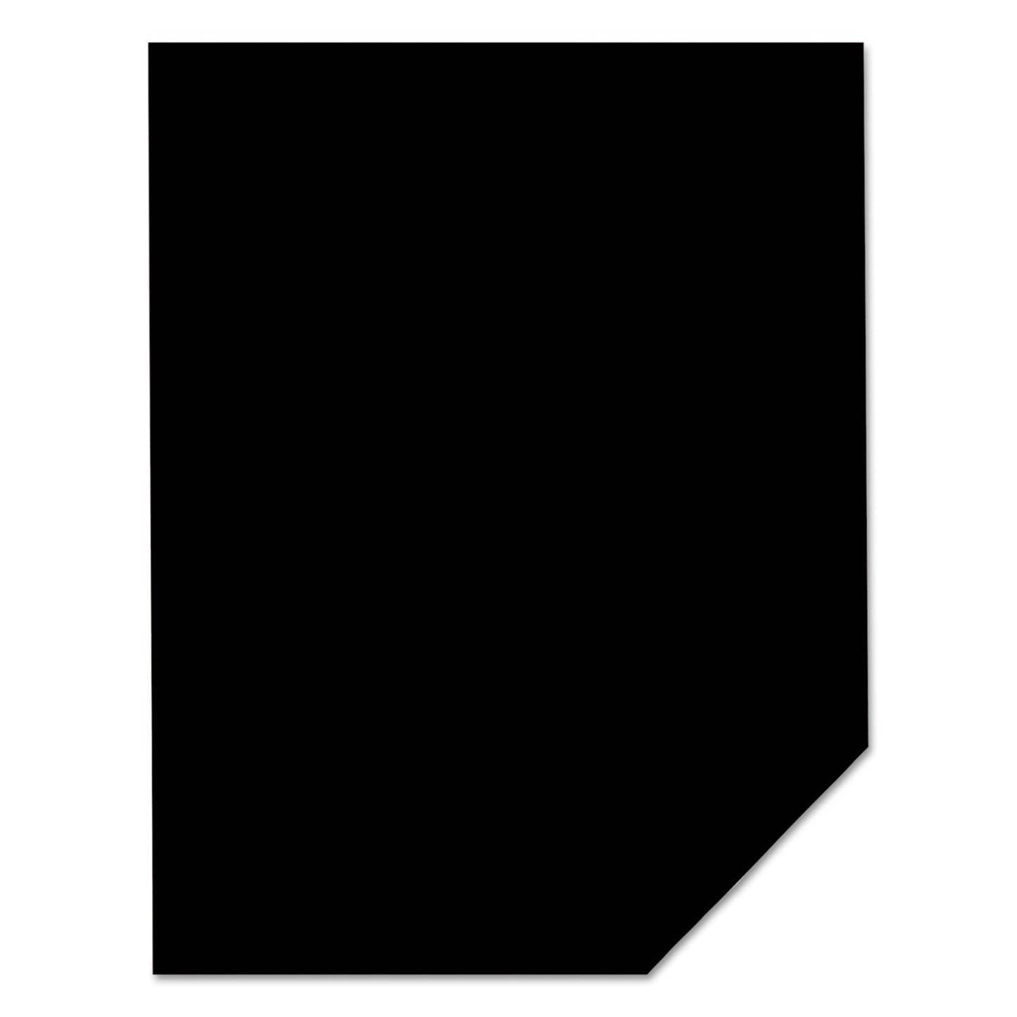 Astrobrights Color Paper, 24 lb Bond Weight, 8.5 x 11, Eclipse Black, 500/Ream