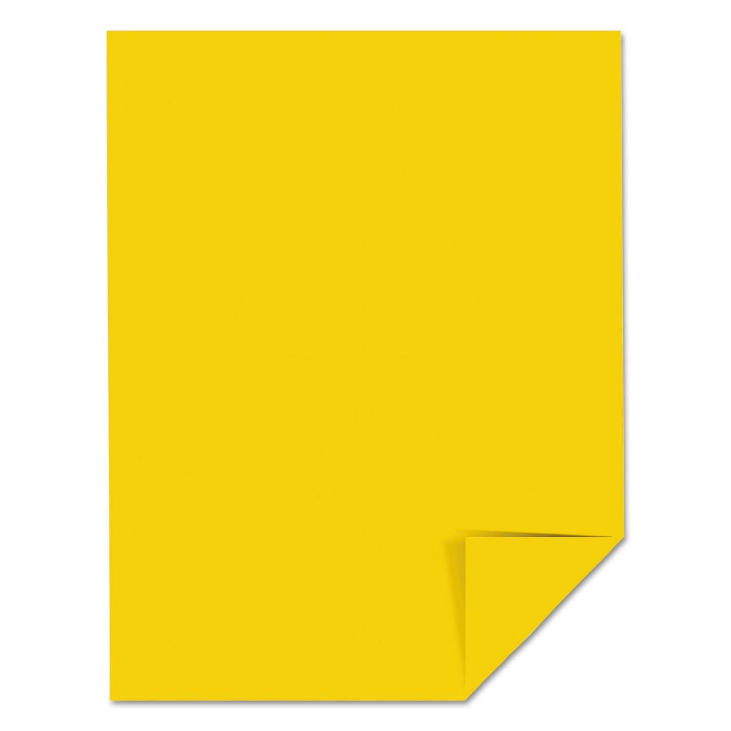 Astrobrights Color Paper, 24 lb Bond Weight, 8.5 x 11, Solar Yellow, 500/Ream