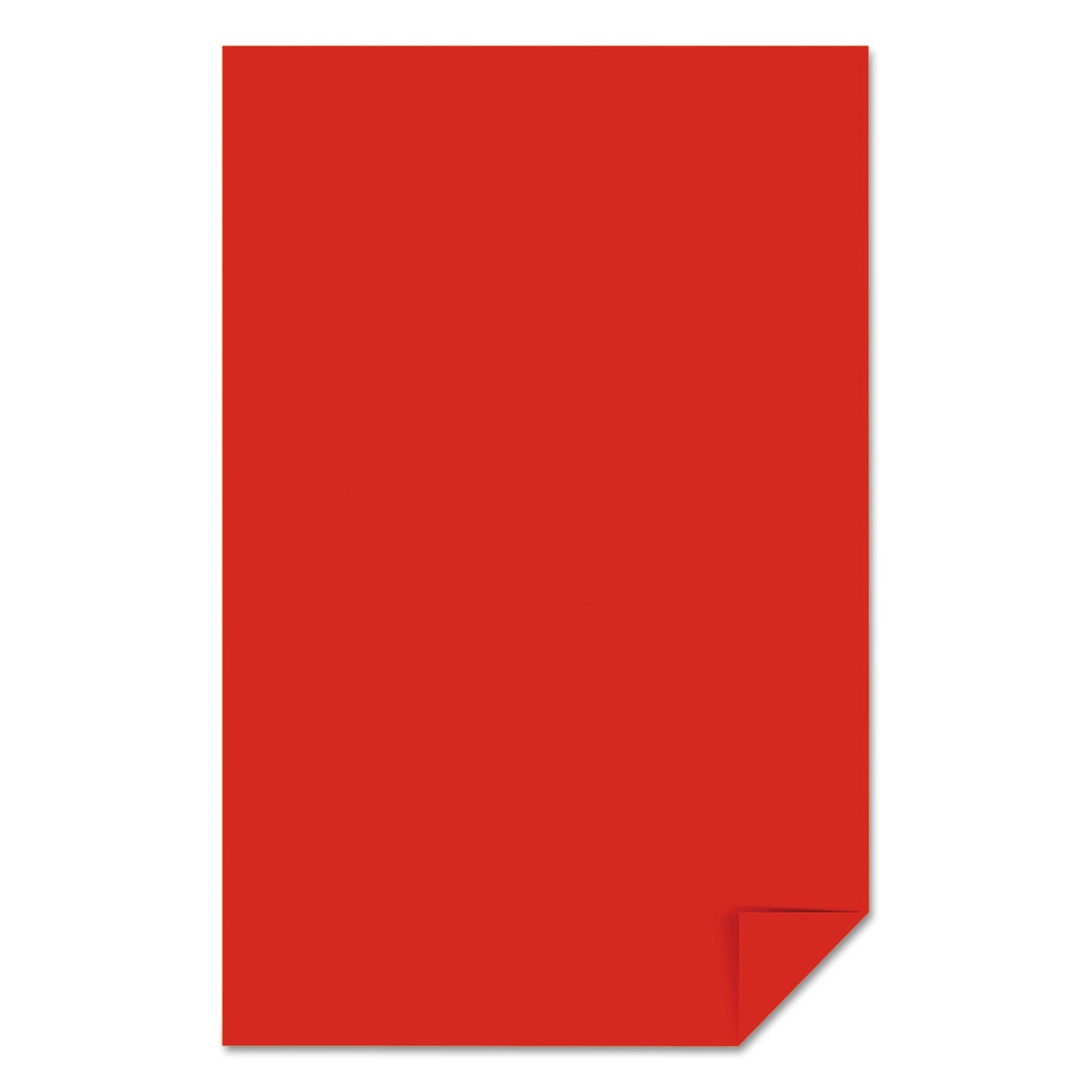 Astrobrights Color Paper, 24 lb Bond Weight, 11 x 17, Re-Entry Red, 500/Ream
