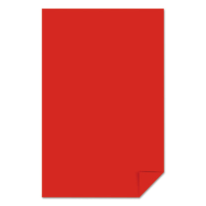 Astrobrights Color Paper, 24 lb Bond Weight, 11 x 17, Re-Entry Red, 500/Ream