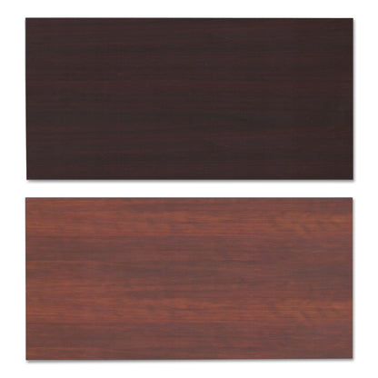 Alera Reversible Laminate Table Top, Rectangular, 47.63 x 23.63, Medium Cherry/Mahogany