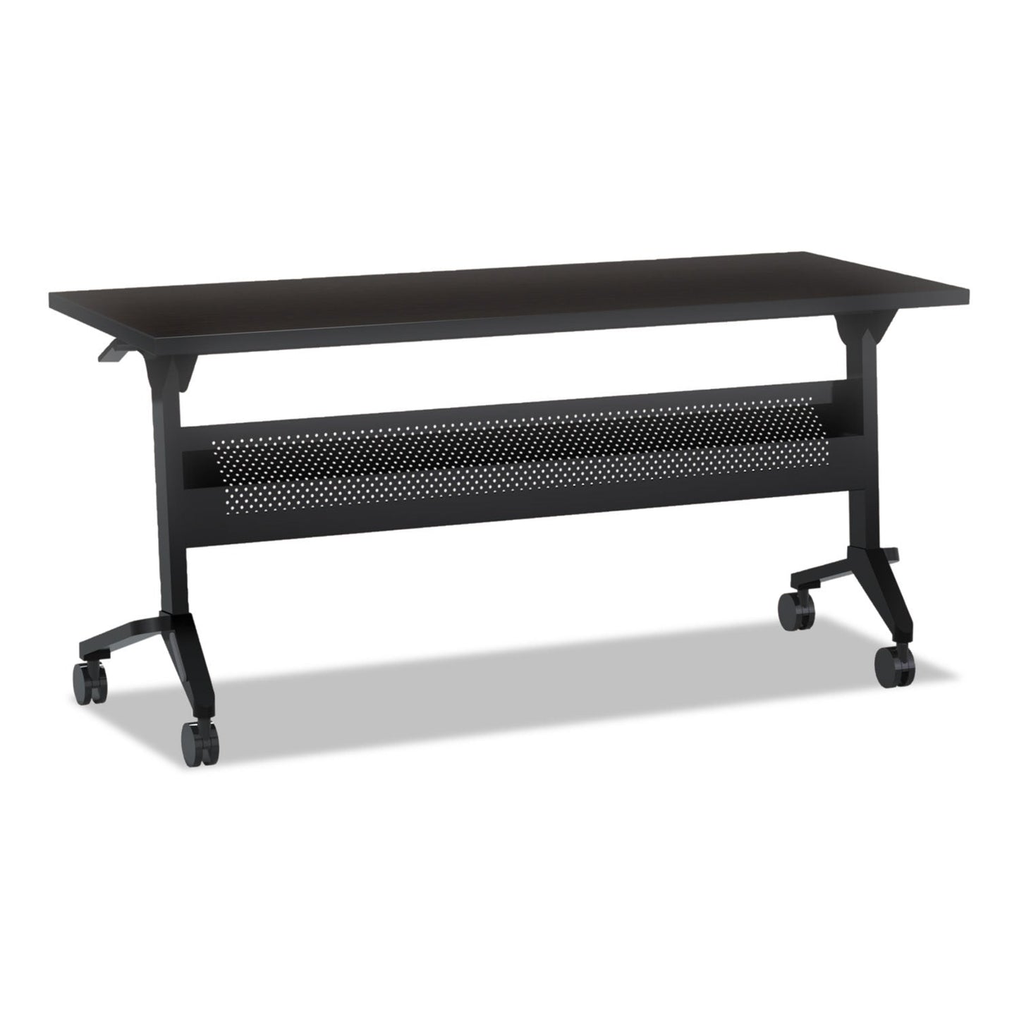 Safco Flip-n-Go Table Top, Rectangular, 60w x 24d, Mocha