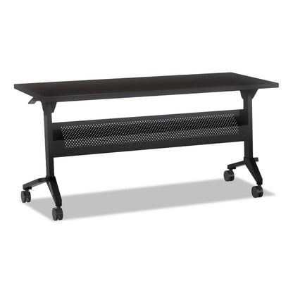 Safco Flip-n-Go Table Top, Rectangular, 60w x 24d, Mocha
