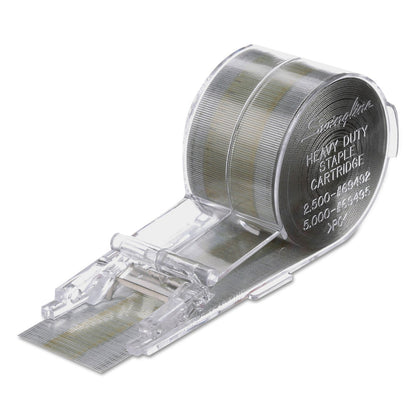 Swingline Cartridge Staples, 0.38" Leg, 0.5" Crown, Steel, 5,000/Box