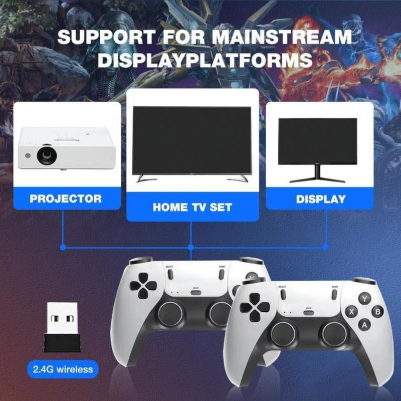 2026 M15 plus Retro Game Console Upgrade, Includes Game Stick, Wireless Controller, Game Simulator, Perfect for Nostalgia Gaming