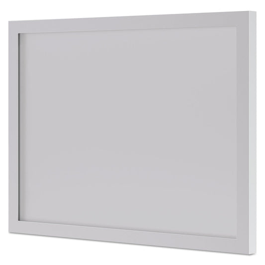 HON BL Series Frosted Glass Modesty Panel, 39.5w x 0.13d x 27.25h, Silver/Frosted