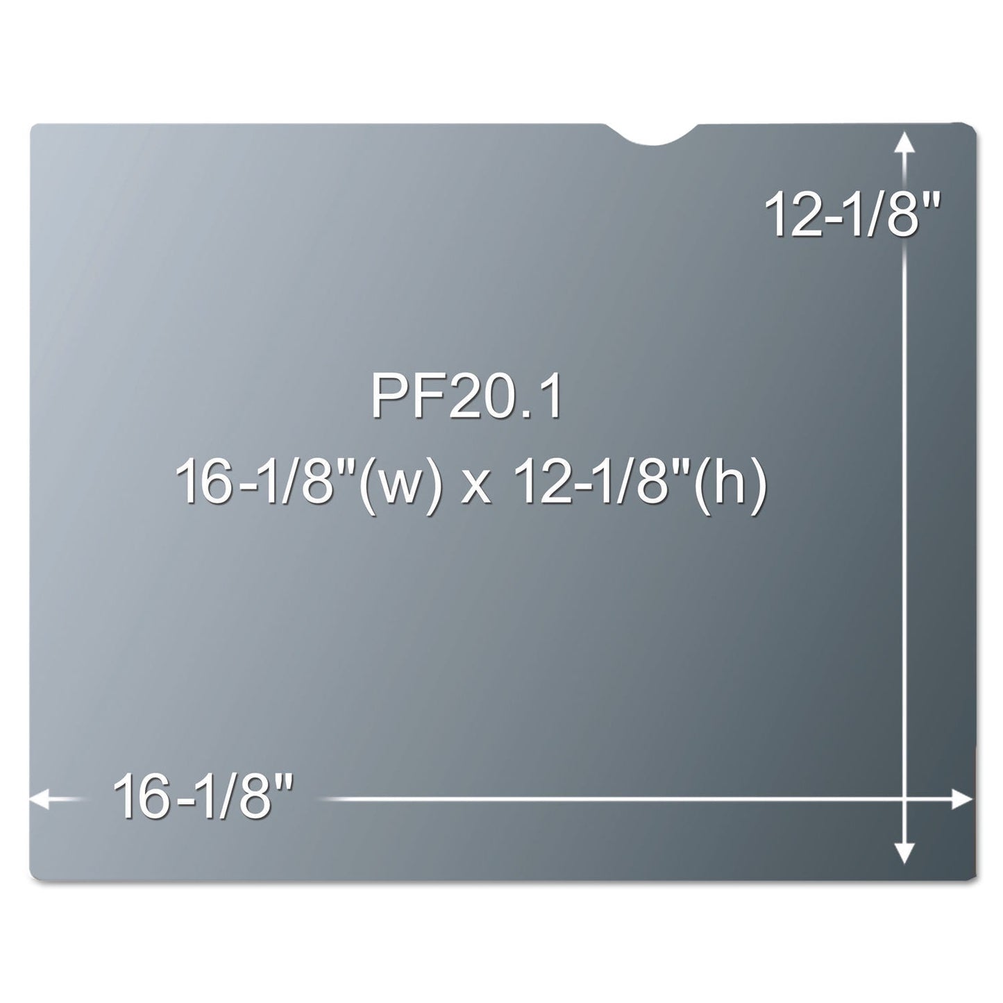 3M Frameless Blackout Privacy Filter for 20.1" Monitor