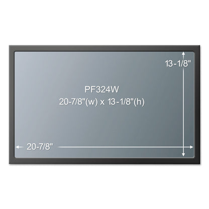 3M Framed Desktop Monitor Privacy Filter for 23.6" to 24" Widescreen LCD, 16:10