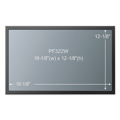 3M Framed Desktop Monitor Privacy Filter for Widescreen 21.5"-22" LCD/21" CRT 16:10