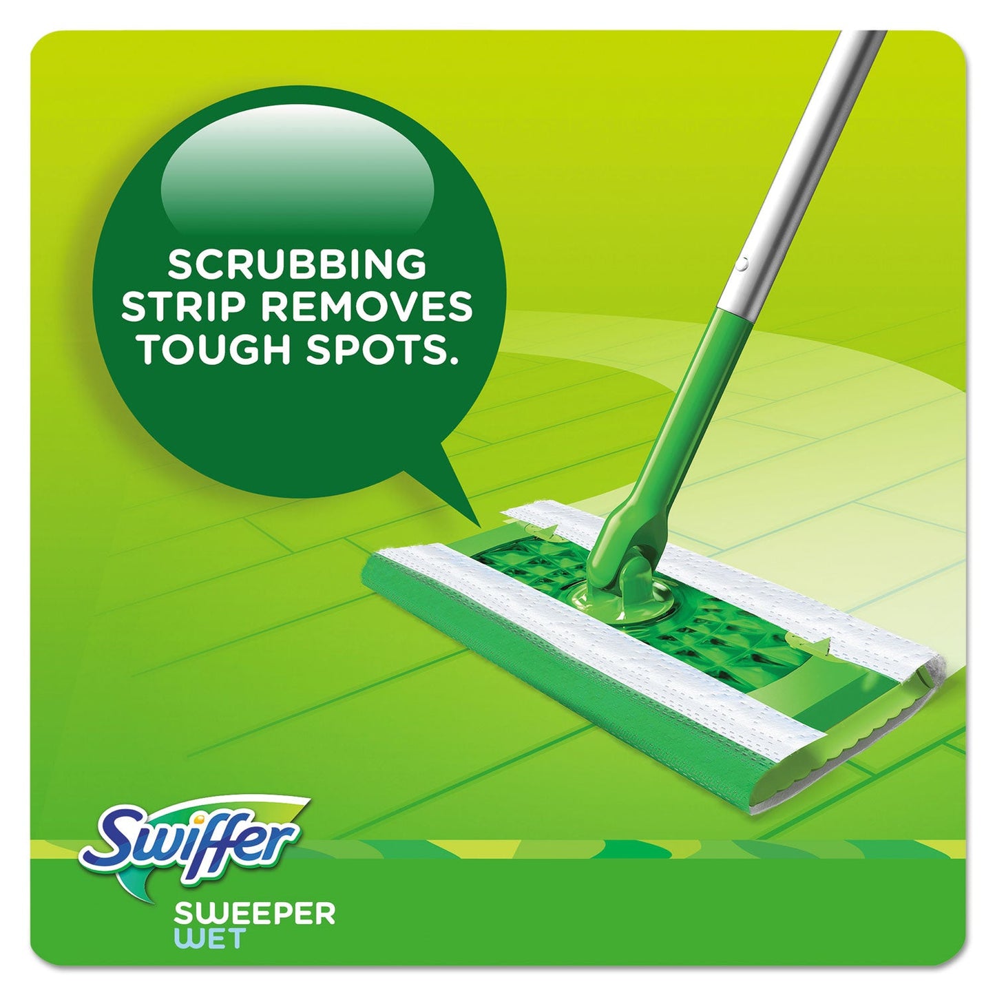 Swiffer Wet Refill Cloths, 10 x 8, Open Window Fresh, Cloth, White, 12/Tub