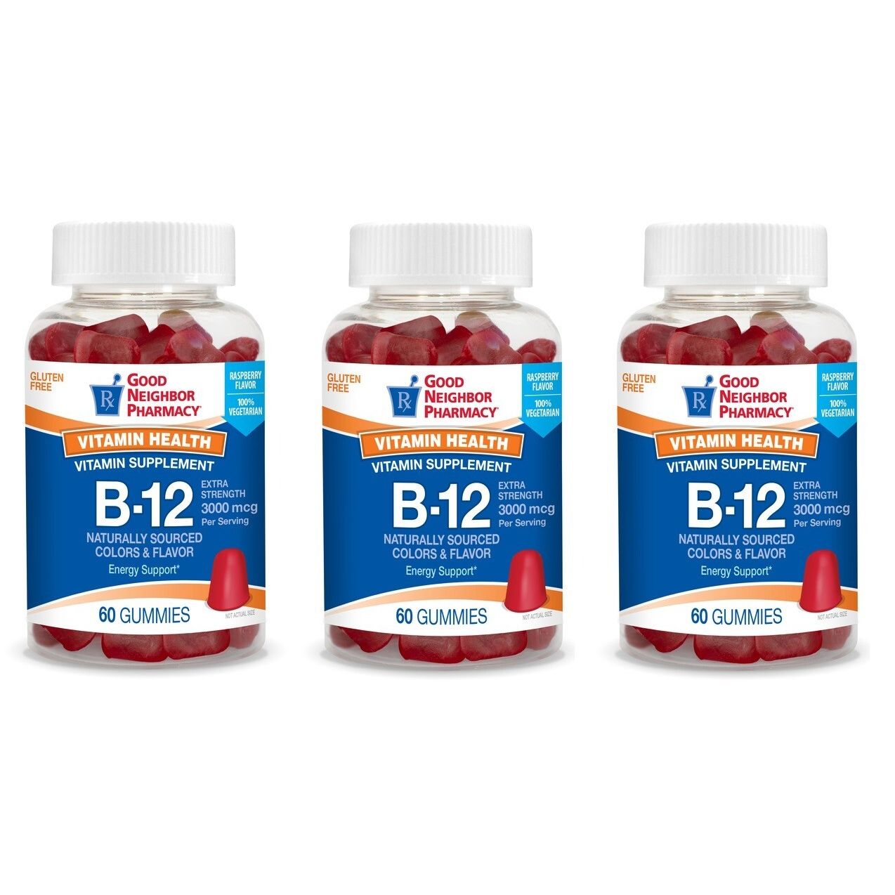 Good Neighbor Pharmacy Vitamin B12 3000mcg Gummies 60ct