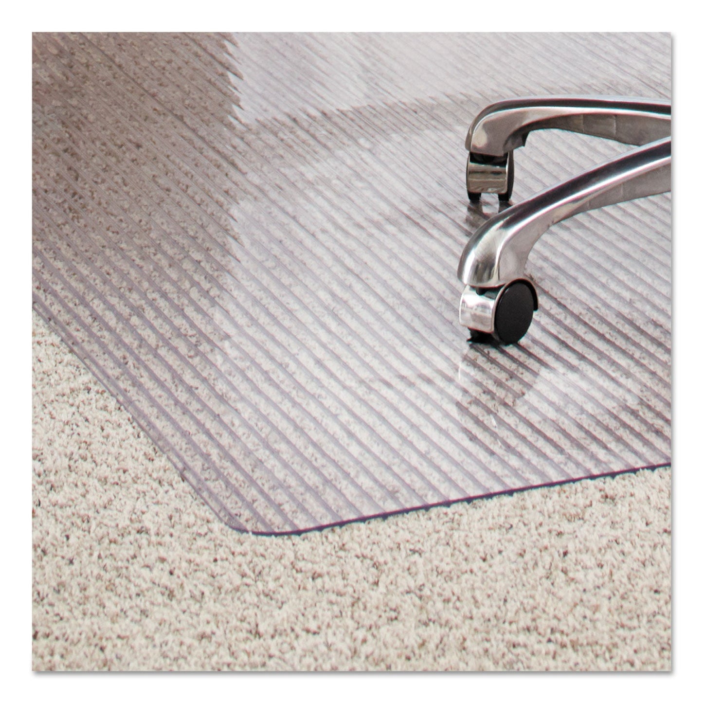 ES Robbins Dimensions Chair Mat for Carpet, 45 x 53, Clear
