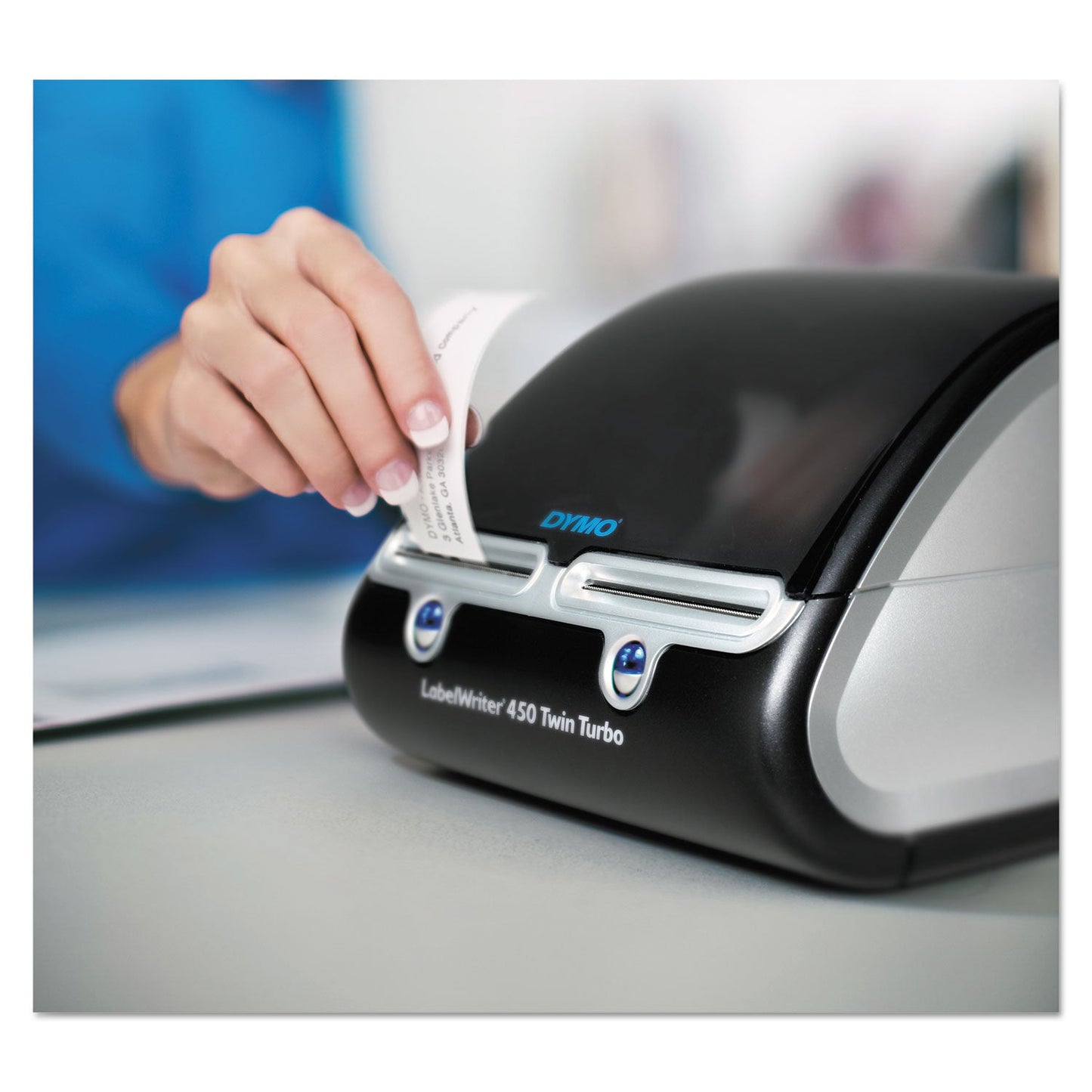 DYMO LabelWriter 450 Twin Turbo Label Printer, 71 Labels/min Print Speed, 5.5 x 8.4 x 7.4