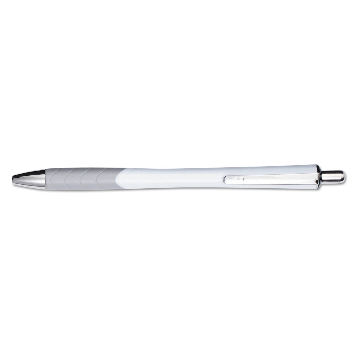 Paper Mate InkJoy 700 RT Ballpoint Pen, Retractable, Medium 1 mm, Black Ink, White Barrel, Dozen