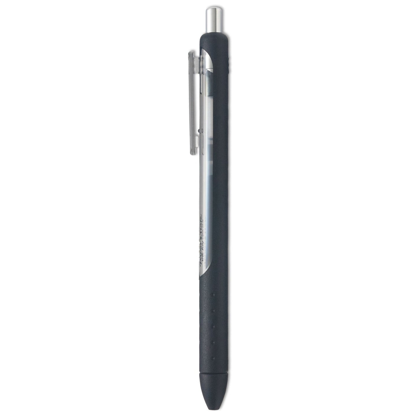 Paper Mate InkJoy Gel Pen, Retractable, Micro 0.5 mm, Black Ink, Black Barrel, Dozen
