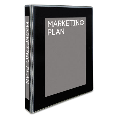 Avery UltraLast Heavy-Duty View Binder with One Touch Slant Rings, 3 Rings, 1" Capacity, 11 x 8.5, Black