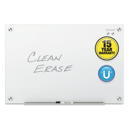 Quartet Infinity Magnetic Glass Marker Board, 72 x 48, White