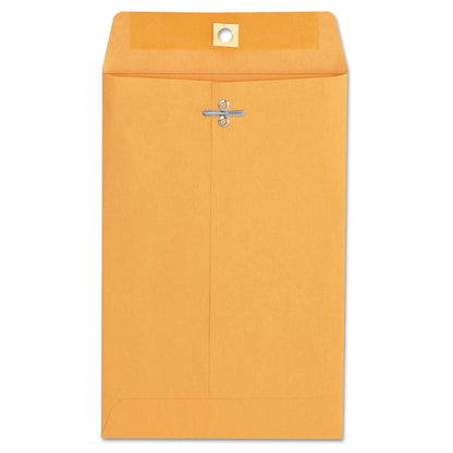 Universal Kraft Clasp Envelope, #55, Square Flap, Clasp/Gummed Closure, 6 x 9, Brown Kraft, 100/Box