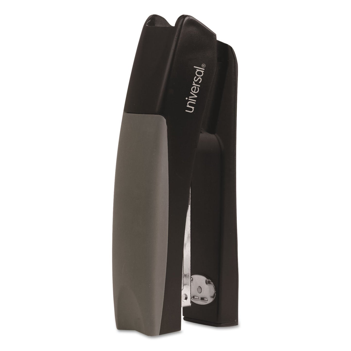 Universal Stand-Up Full Strip Stapler, 20-Sheet Capacity, Black/Gray