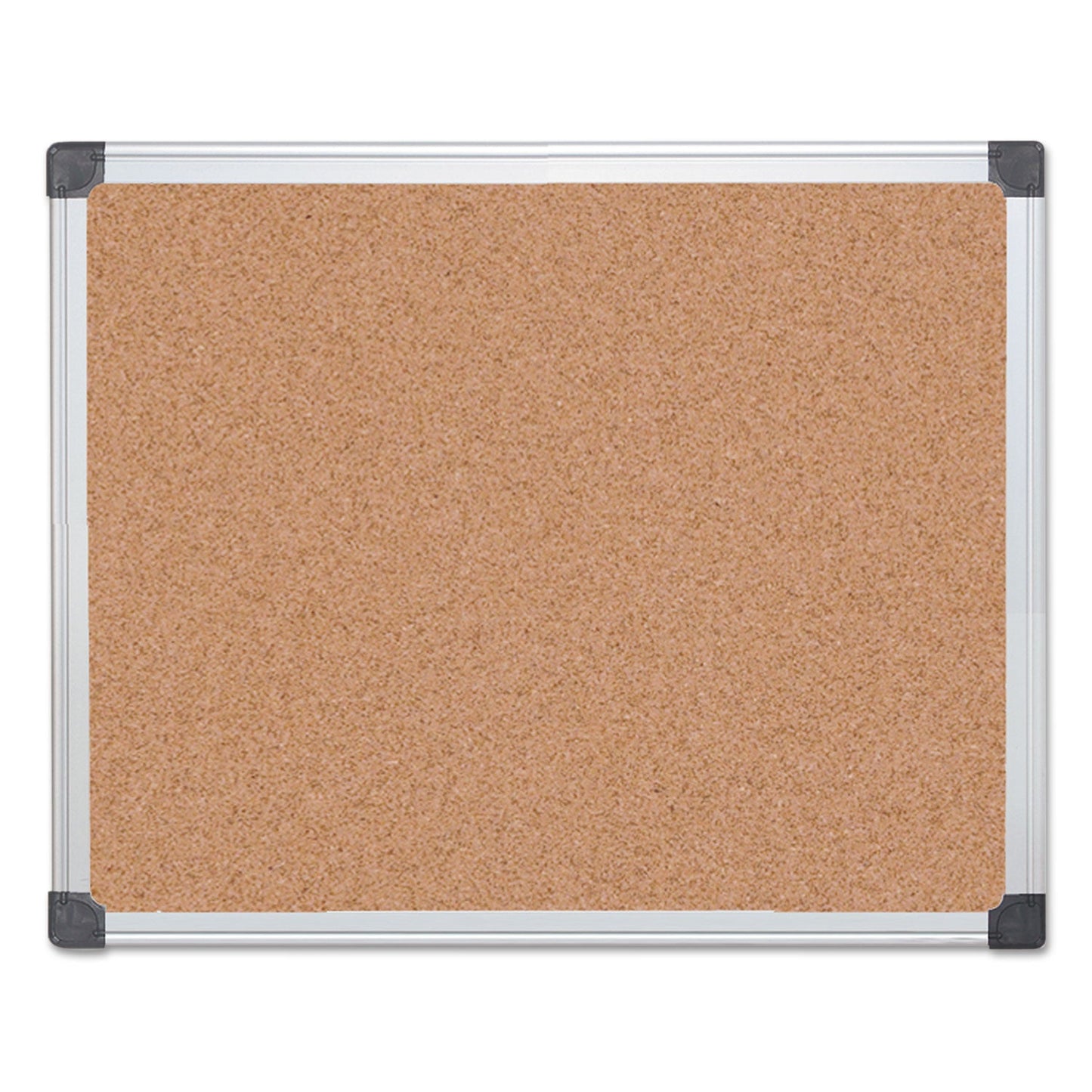 MasterVision Value Cork Bulletin Board with Aluminum Frame, 24 x 36, Natural