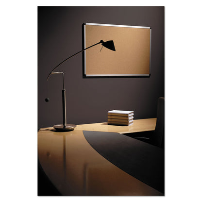 MasterVision Value Cork Bulletin Board with Aluminum Frame, 24 x 36, Natural
