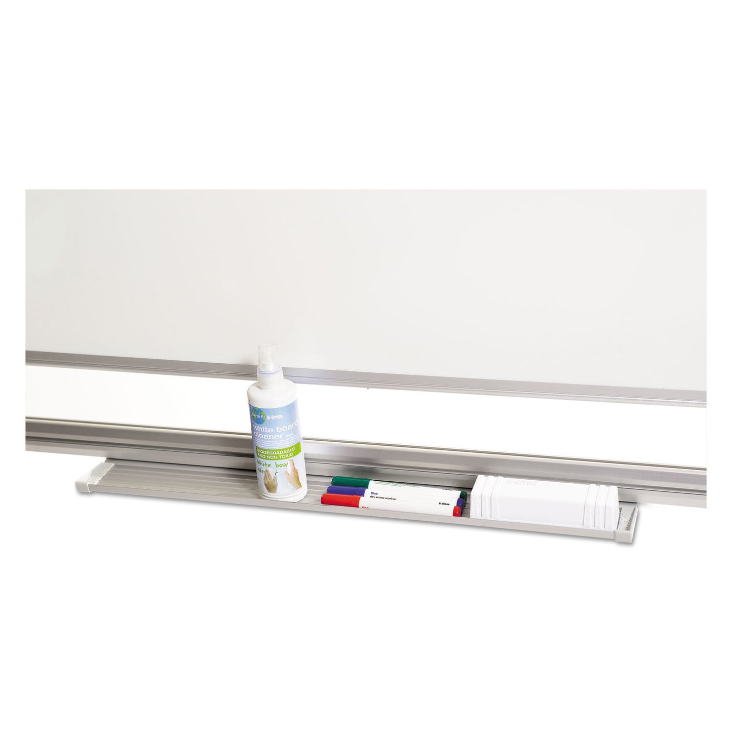 MasterVision Earth Ceramic Dry Erase Board, 24x36, Aluminum Frame