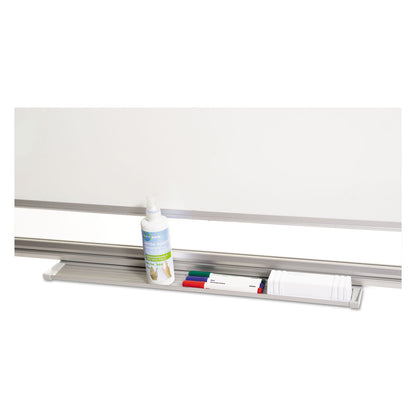MasterVision Earth Ceramic Dry Erase Board, 24x36, Aluminum Frame