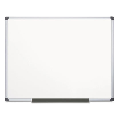 MasterVision Porcelain Value Dry Erase Board, 48 x 72, White, Aluminum Frame