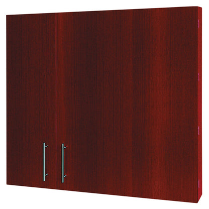 MasterVision Conference Cabinet, Porcelain Magnetic, Dry Erase, 48 x 48, Cherry