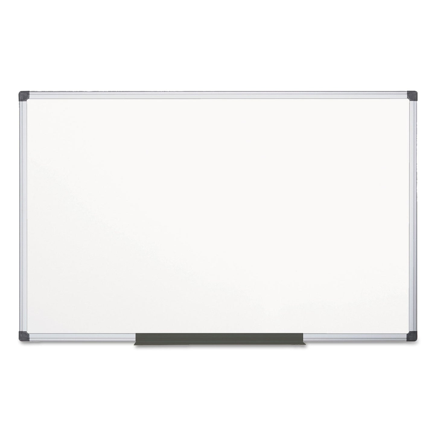 MasterVision Value Melamine Dry Erase Board, 48 x 96, White, Aluminum Frame