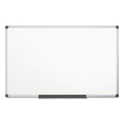 MasterVision Value Melamine Dry Erase Board, 48 x 96, White, Aluminum Frame