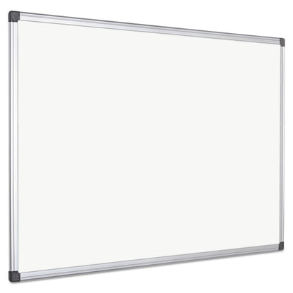 MasterVision Value Lacquered Steel Magnetic Dry Erase Board, 48 x 72, White, Aluminum Frame