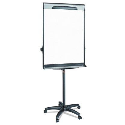 MasterVision Tripod Extension Bar Magnetic Dry-Erase Easel, 69" to 78" High, Black/Silver