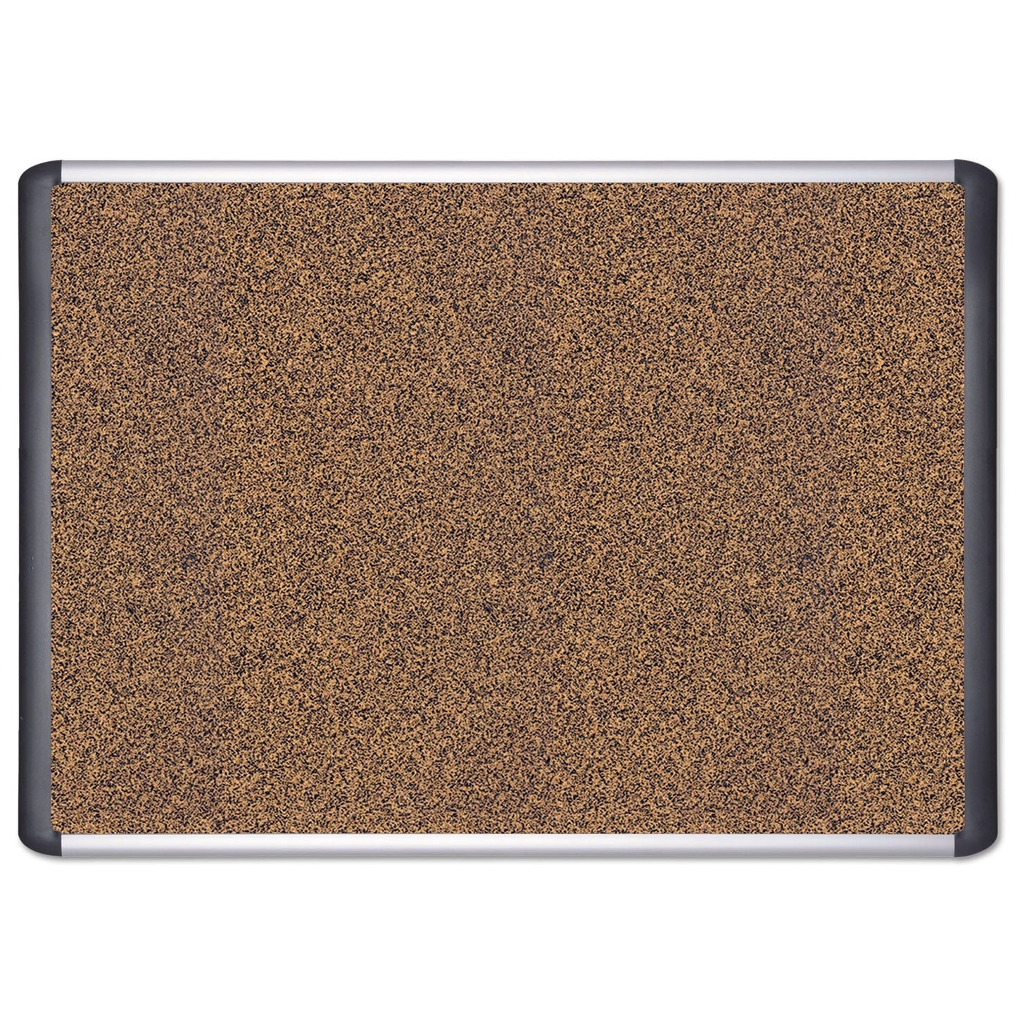 MasterVision Tech Cork Board, 24x36, Silver/Black Frame