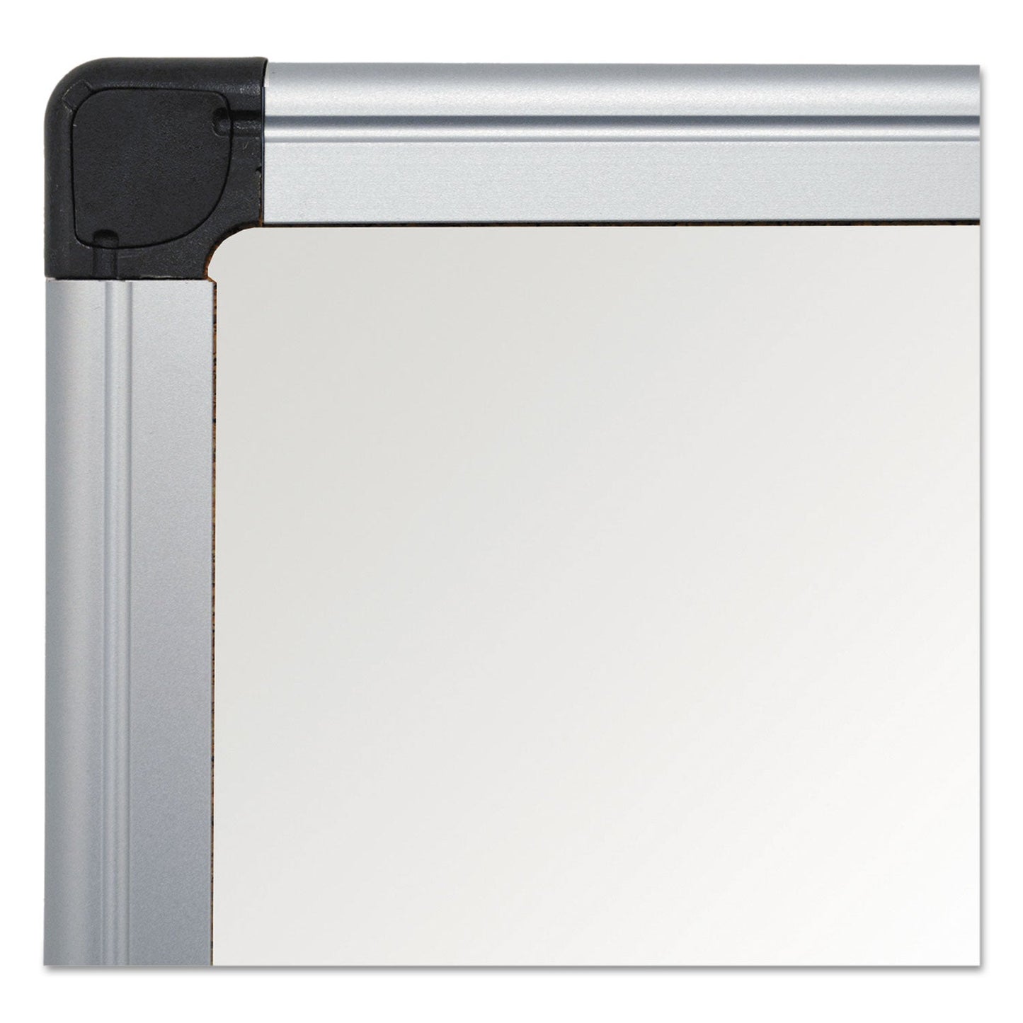 MasterVision Value Lacquered Steel Magnetic Dry Erase Board, 24 x 36, White, Aluminum Frame