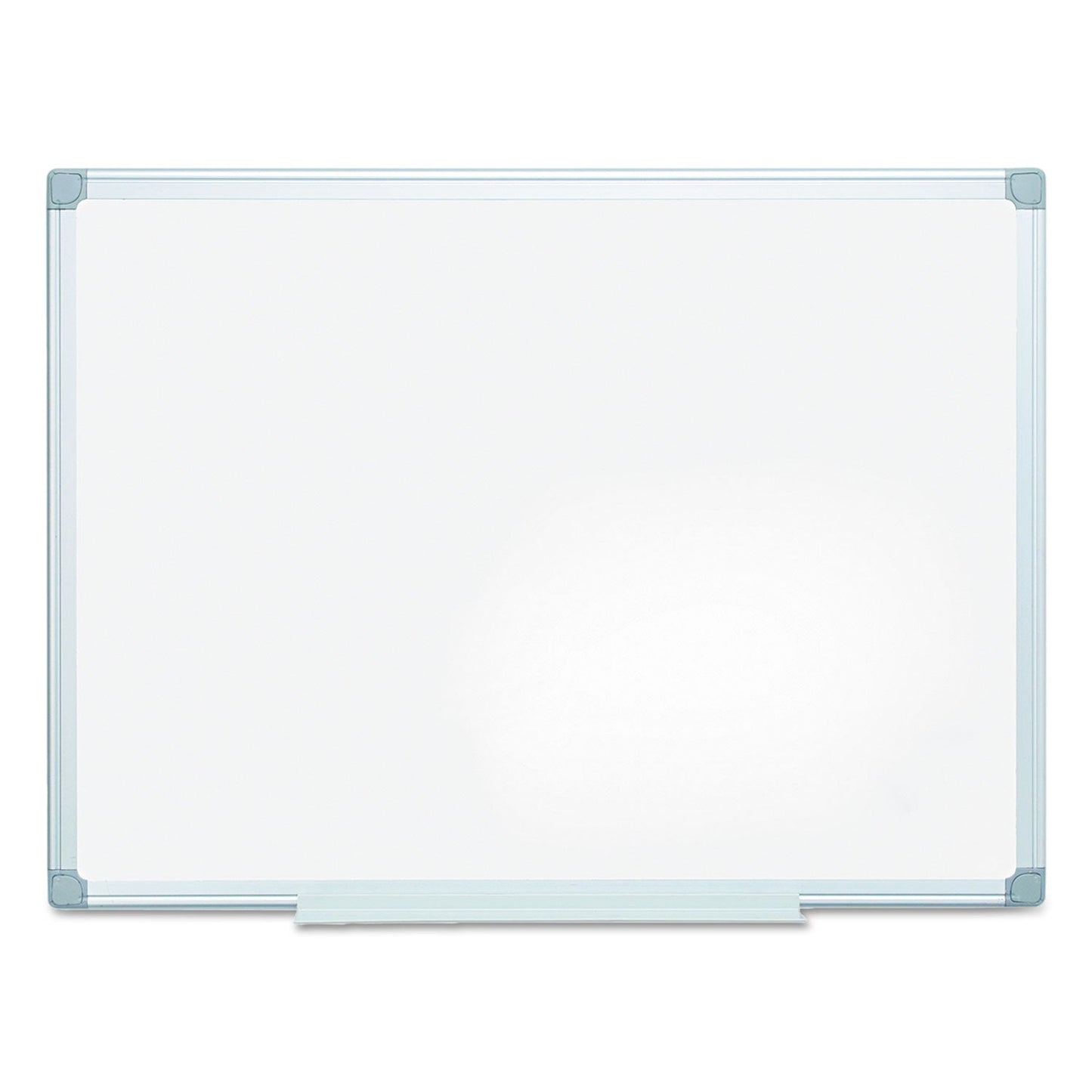 MasterVision Earth Easy-Clean Dry Erase Board, White/Silver, 36x48