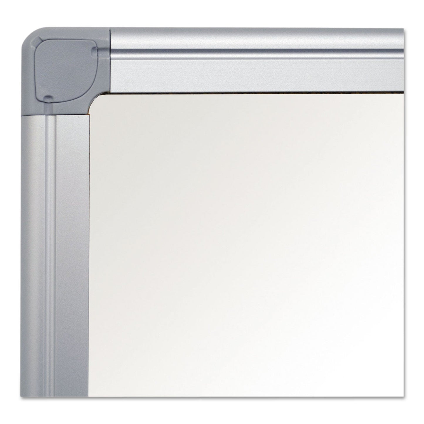 MasterVision Earth Easy-Clean Dry Erase Board, White/Silver, 36x48