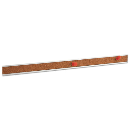 Universal Cork Bulletin Bar, Brown, 48 x 1