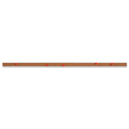 Universal Cork Bulletin Bar, Brown, 24 x 1
