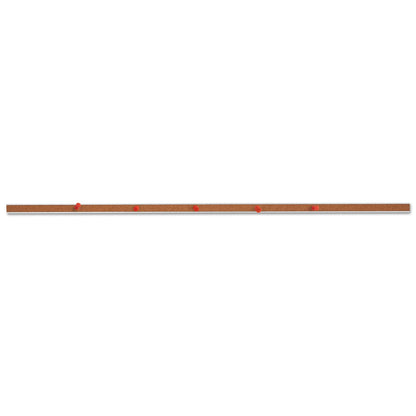 Universal Cork Bulletin Bar, Brown, 36 x 1