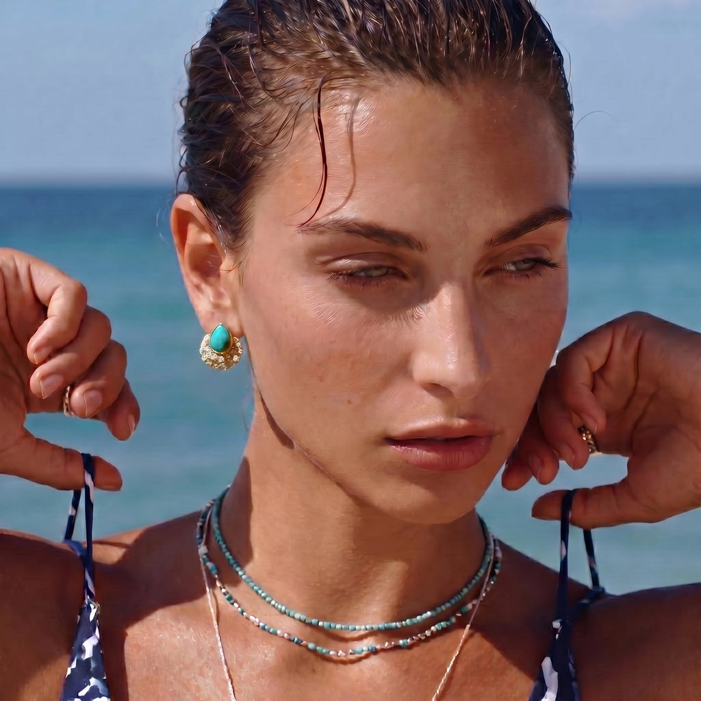 Azure Dreams Earrings by Dilmore