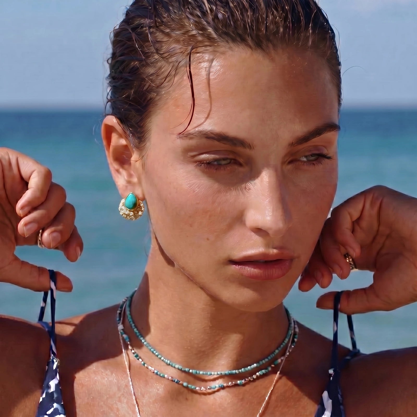 Azure Dreams Earrings by Dilmore