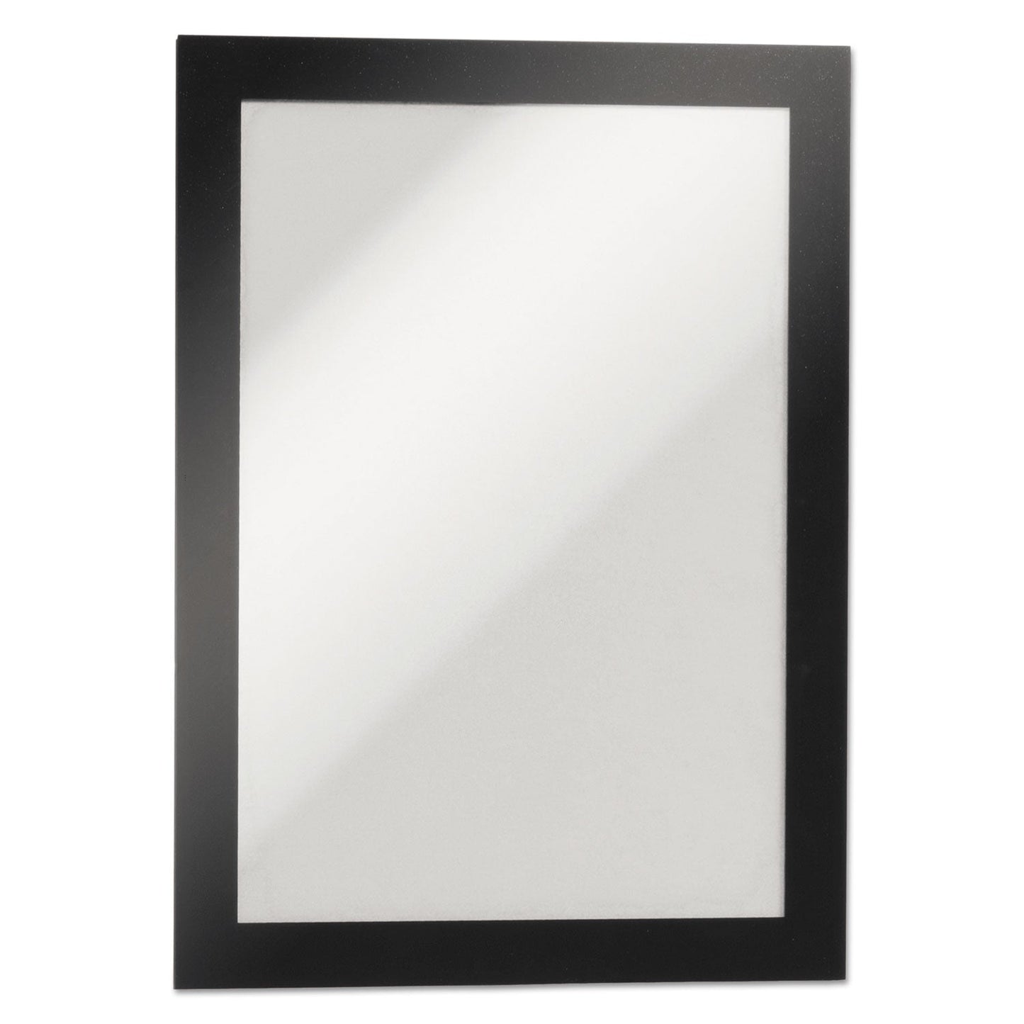 Durable DURAFRAME Sign Holder, 5.5 x 8.5, Black Frame, 2/Pack